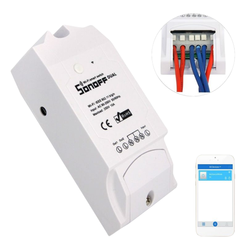 SONOFF Dual Control Module with 2 Relay Outputs